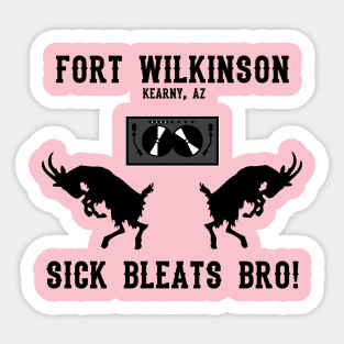 Fort Wilkinson Sick Sticker